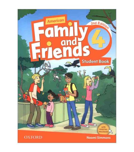 کتاب امریکن فمیلی اند فرندز American Family and Friends 4(2nd)